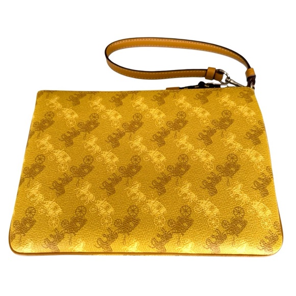 Coach Horse & Carriage Print Clutch Pouch
